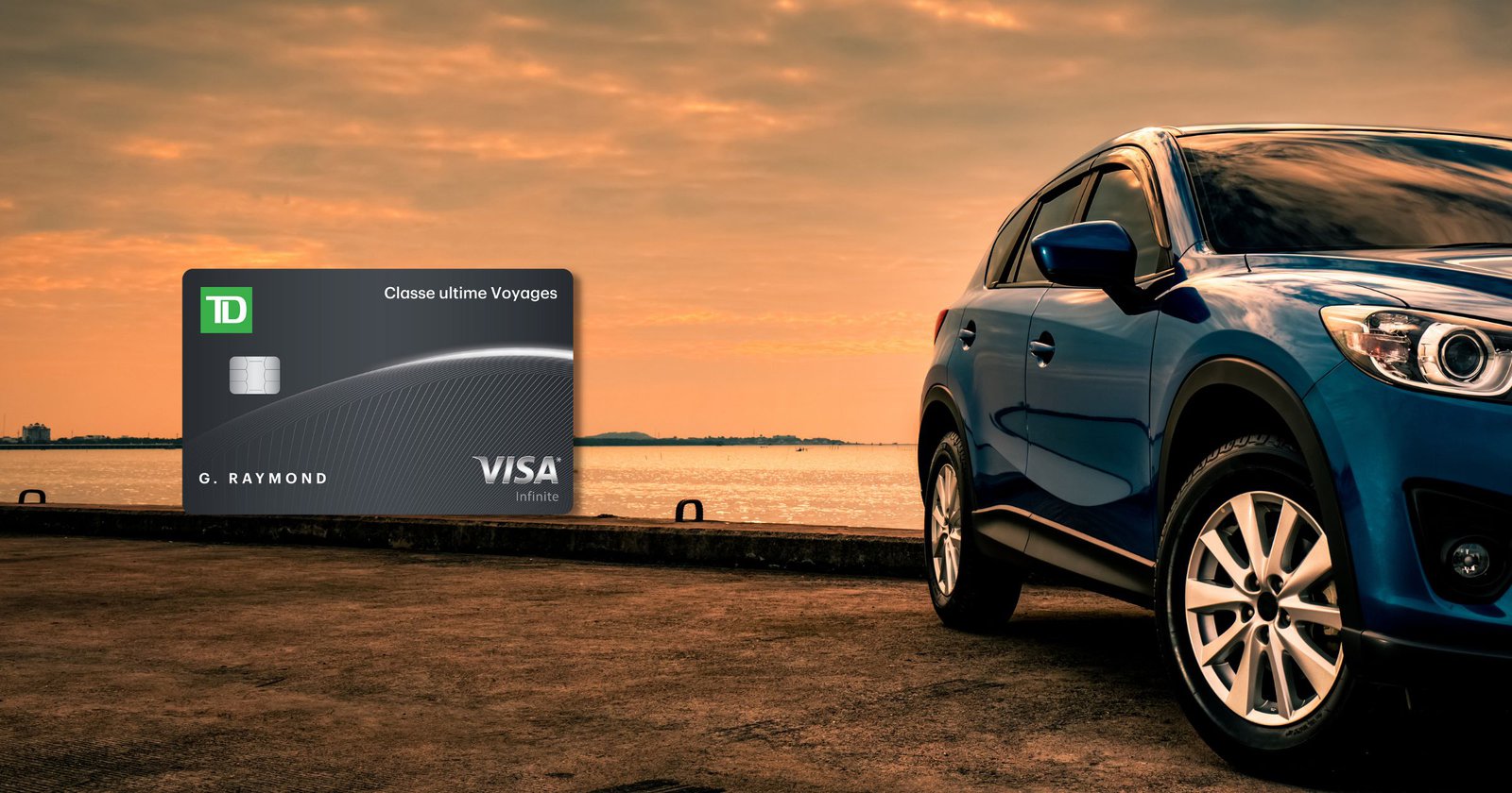 Offre TD Classe ultime Voyages&nbsp;: Jusqu’à 165&nbsp;000 points Primes TD, accès aux salons d’aéroport et aucuns frais la première année! - Td Classe Ultime Voyages Voiture