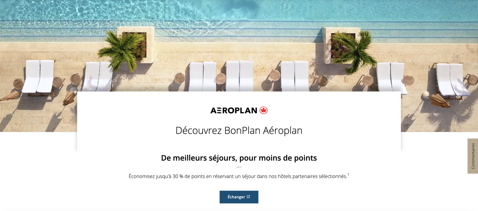 BonPlan Aéroplan&nbsp;: Séjournez dans des hôtels avec vos points Aéroplan - Aéroplan BonPlan