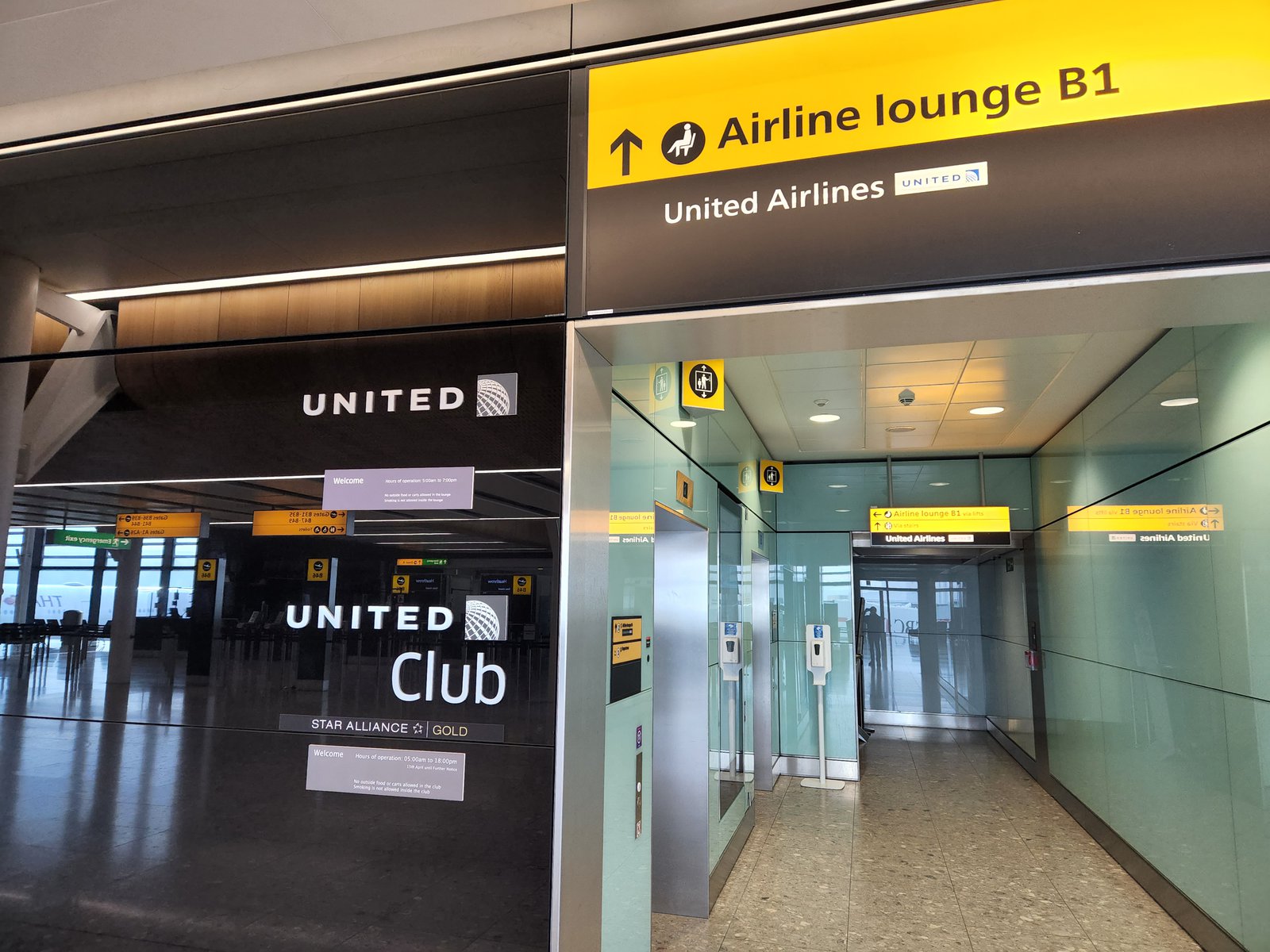 Review: United Club Lounge - London Heathrow Terminal 2B - United Polaris Heathrow T2B Location -2-