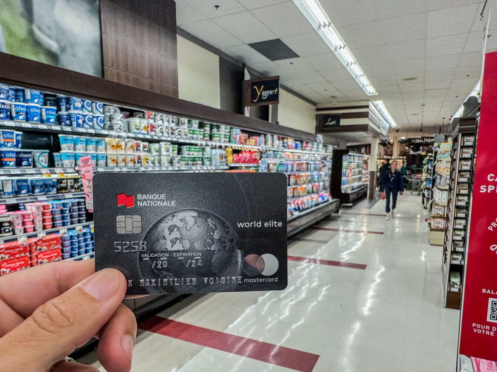 Comparatif : Carte Mastercard BMO Ascend World Elite vs Carte Mastercard World Elite de la Banque Nationale - Bnc World Elite Épicerie Allee