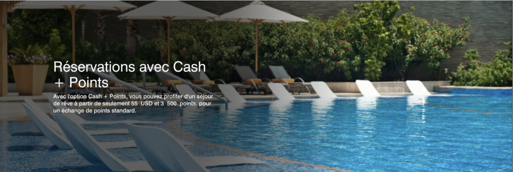 Cash – Points Visuel Marriott Bonvoy