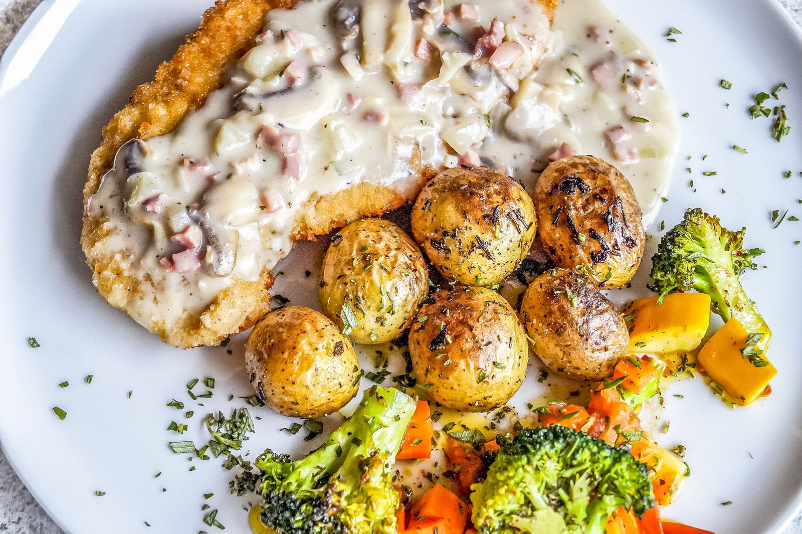 Munich&nbsp;: Bière, Schnitzel et porte de la Bavière - Munich Food Schnitzel