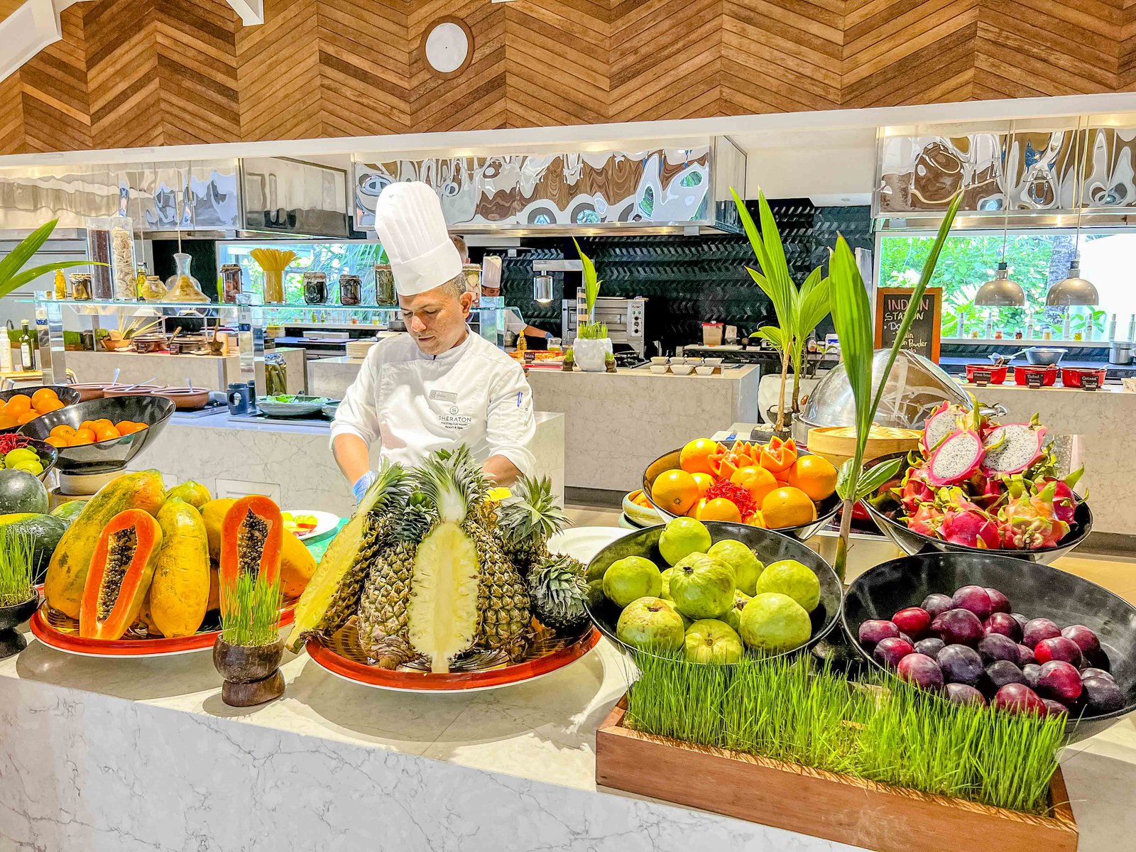 Review: Sheraton Maldives Full Moon Resort & Spa - Feast Breakfast-6728