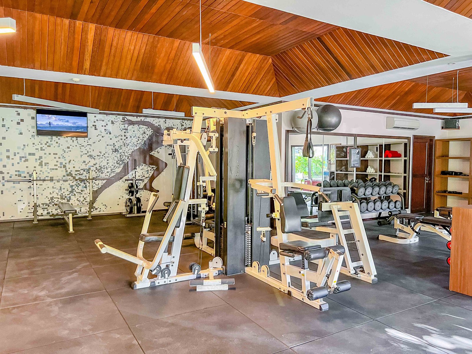 Aline - Sheraton Maldives Gym 6393