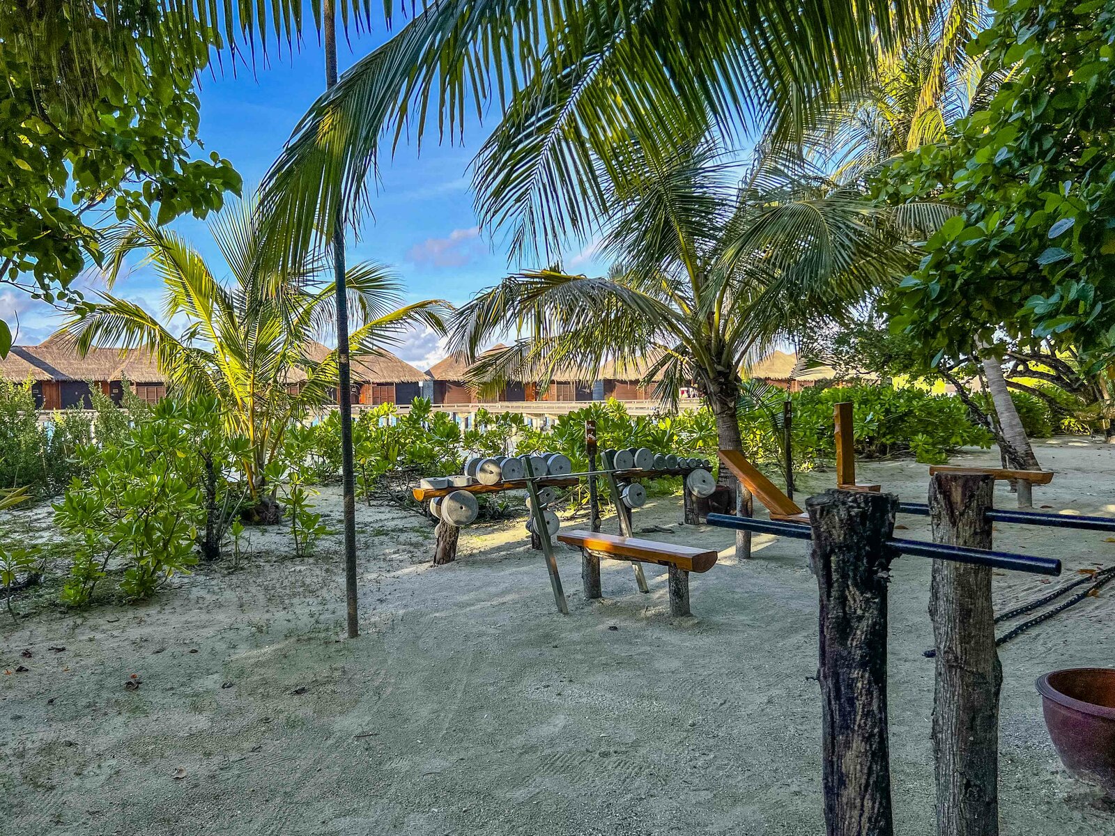 Aline - Sheraton Maldives Outdoor Gym 6501