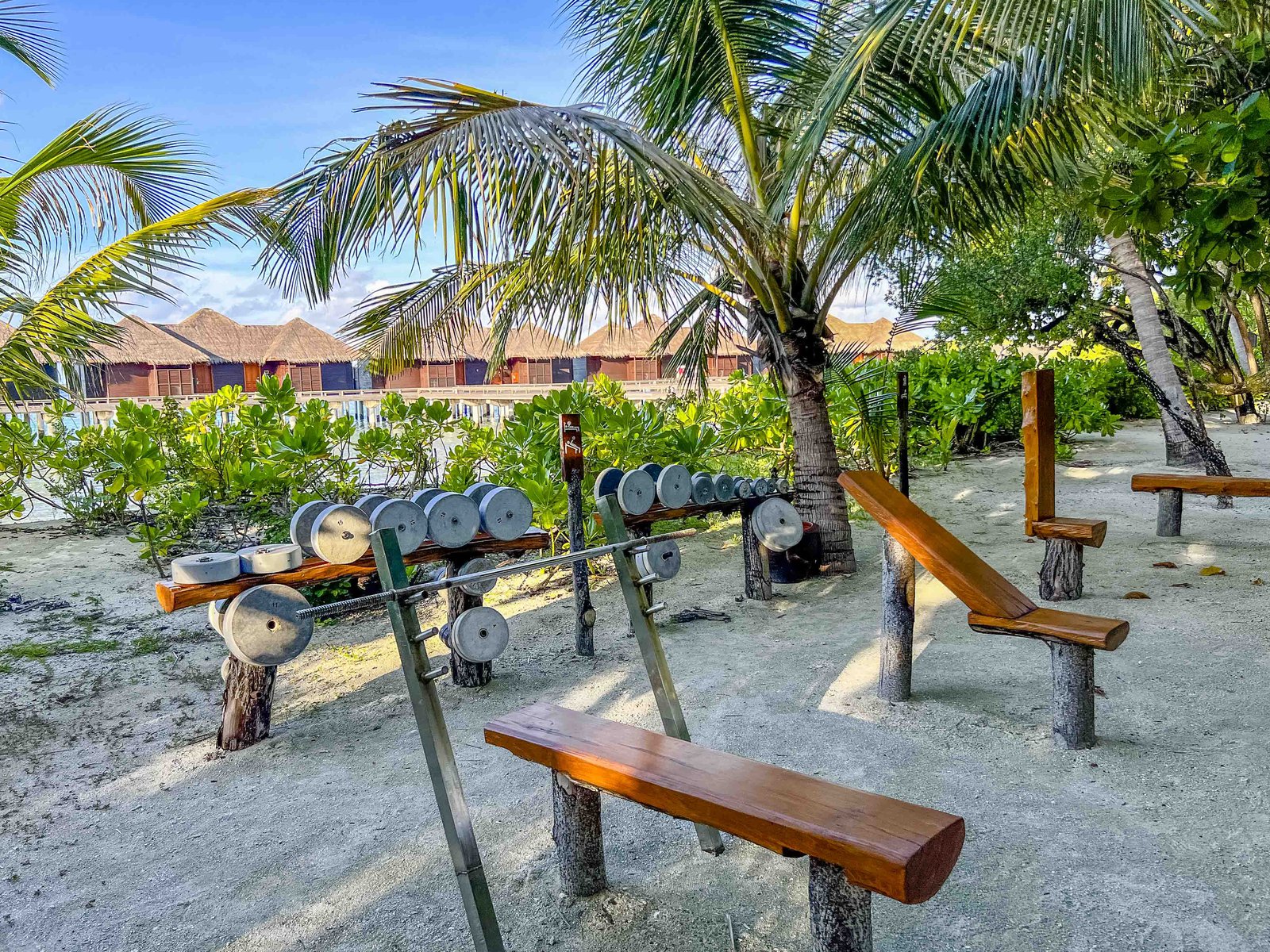 Aline - Sheraton Maldives Outdoor Gym 6502