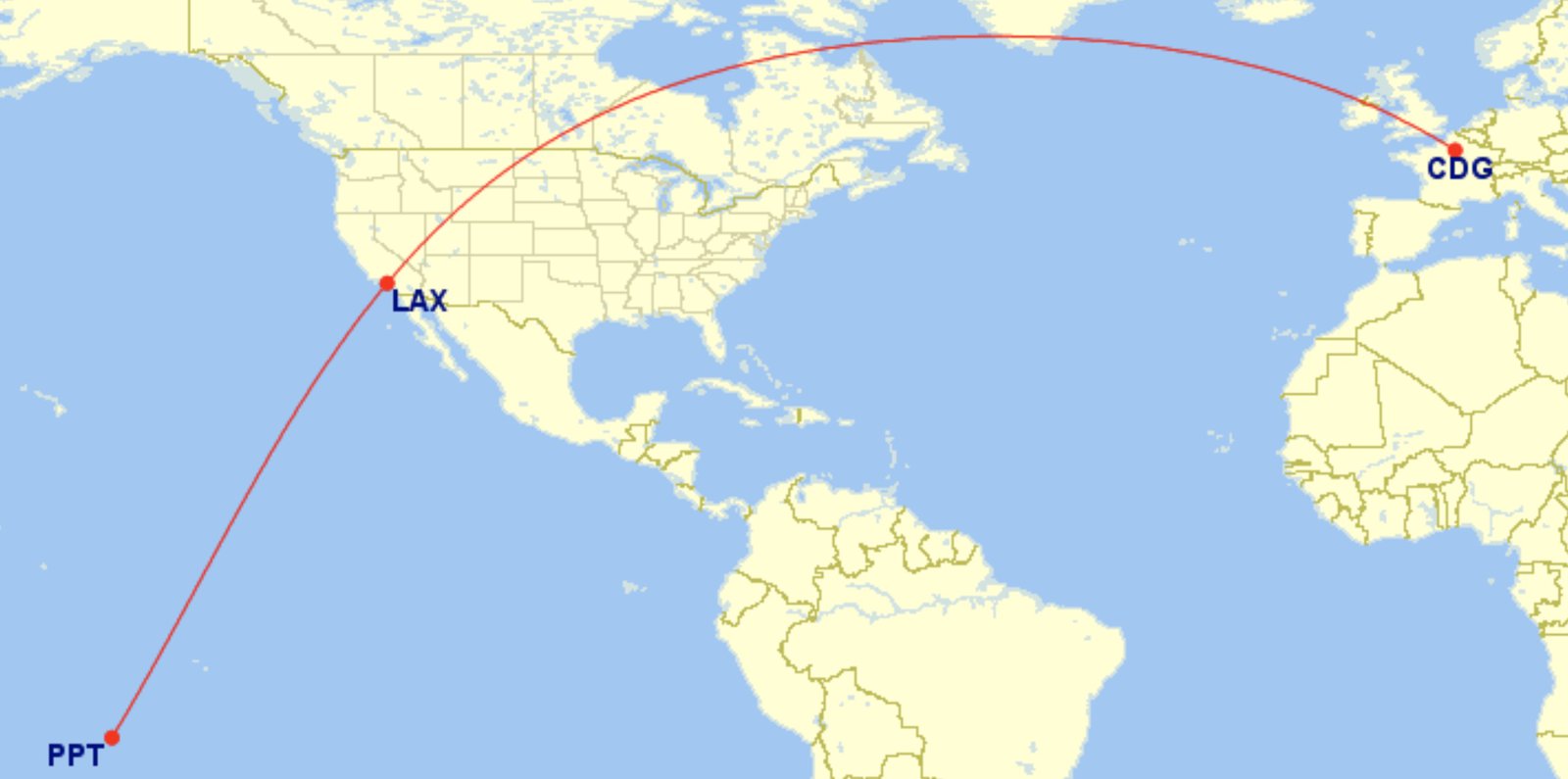 Flying Blue adds a free stopover on airline award tickets! - ppt-lax-cdg
