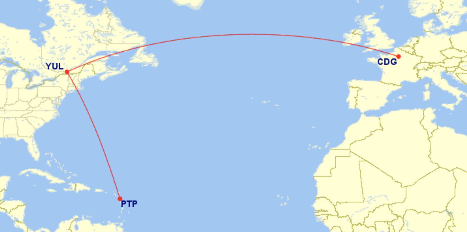 Flying Blue adds a free stopover on airline award tickets! - ptp-yul-cdg af