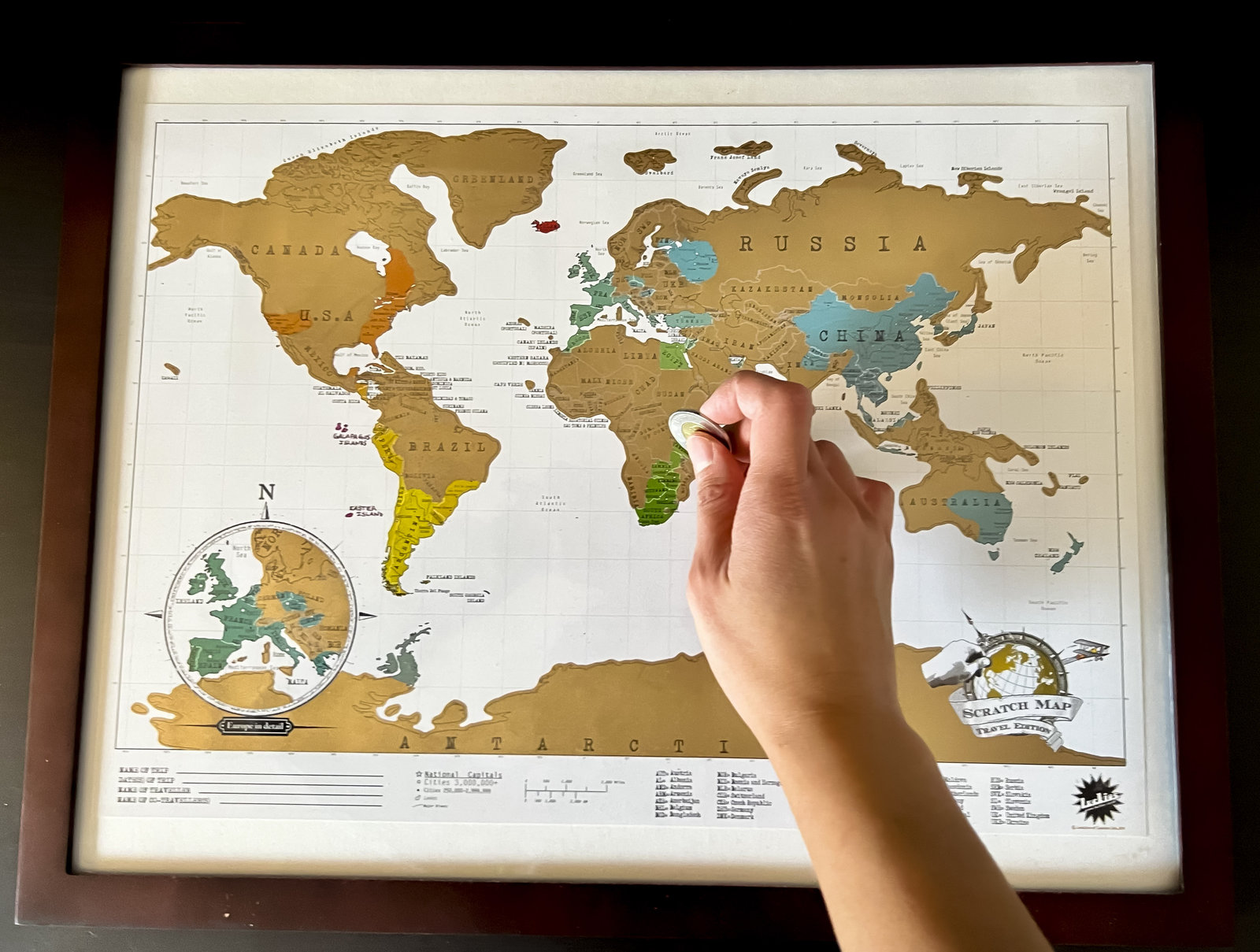 Les meilleurs cadeaux de voyage à offrir - Scratch Map