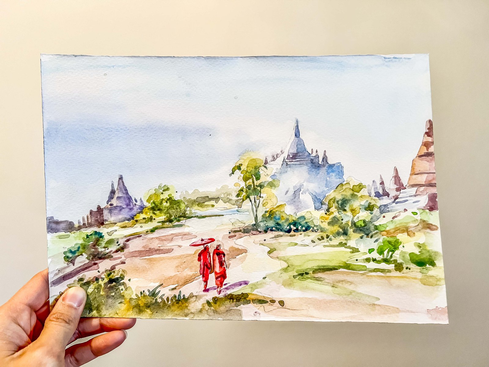 Les meilleurs cadeaux de voyage à offrir - Watercolours Myanmar