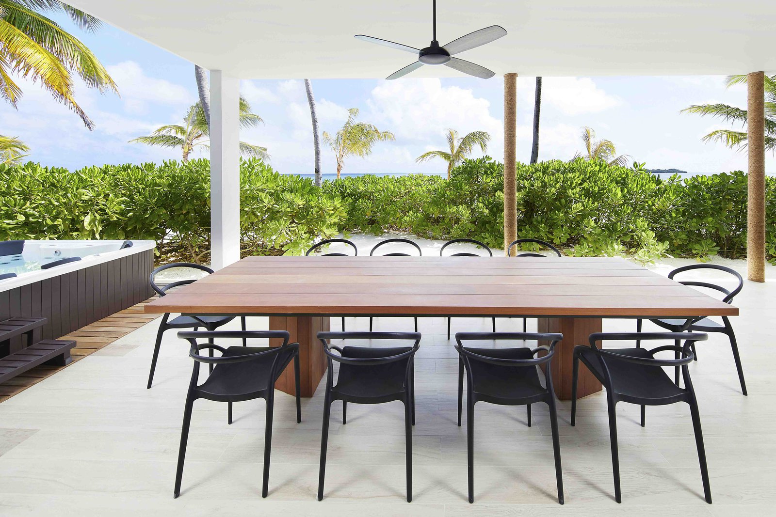 Avis&nbsp;: Le Méridien Maldives Resort & Spa | Marriott Bonvoy - Le Meridien Maldives Resort & Spa-Thilamaafushi Villa-Outdoor Terrace