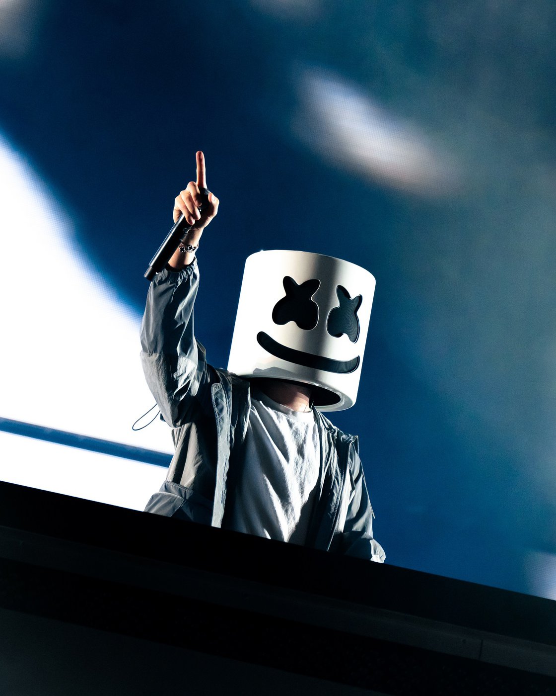 Marshmello had the crowd dancing as he closed out the festival