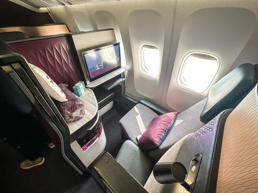 Avis : Qatar Airways QSuite B777 | Classe Affaires | DOH-YUL - Qatar Airways B777 Qsuite