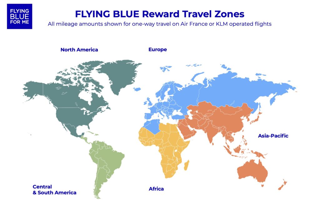 grille tarifaire flying blue – zone – fr