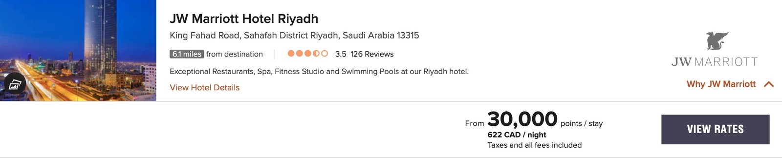 Avis&nbsp;: JW Marriott Hotel Riyadh | Marriott Bonvoy - Jw Marriott Riyadh Tarif