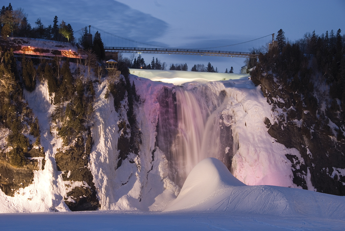 Canada: 10 winter must-sees in Quebec City - Parc de la Chute-Montmorency