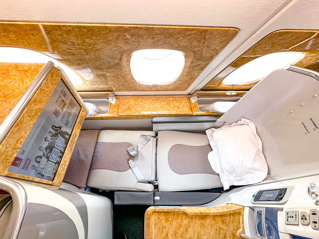 Review: Emirates A380 Business Class | Dubai - Singapore - Emirates A380 Classe Affaires-30