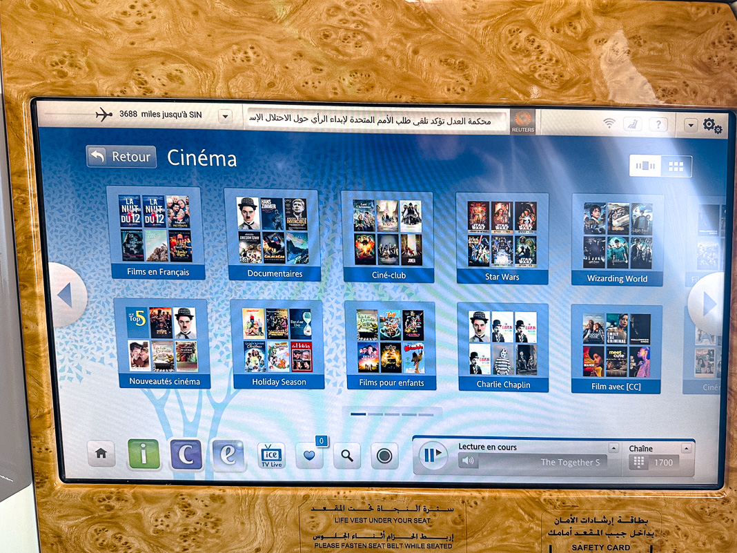 Review: Emirates A380 Business Class | Dubai - Singapore - Emirates A380 Classe Affaires-48