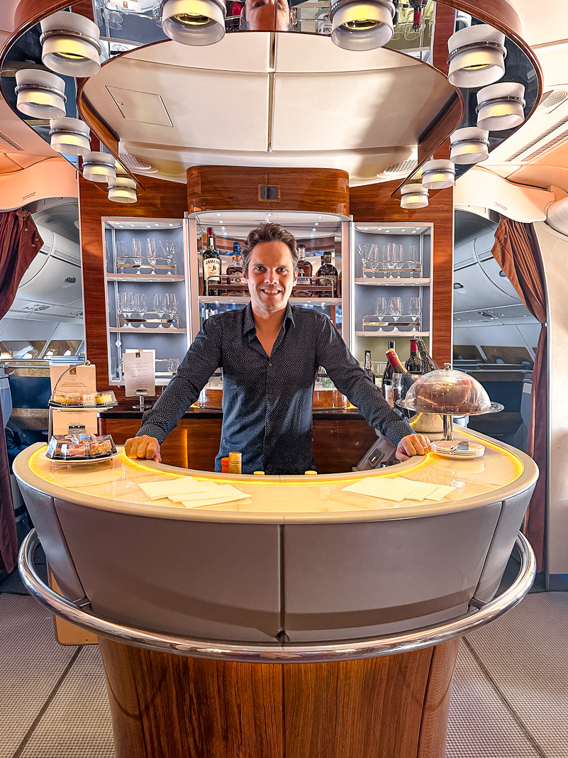 Review: Emirates A380 Business Class | Dubai - Singapore - Emirates A380 Classe Affaires-66