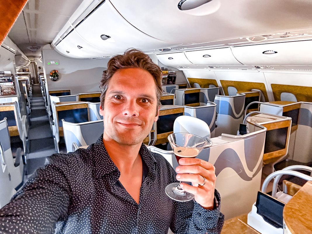 Review: Emirates A380 Business Class | Dubai - Singapore - Emirates A380 Classe Affaires-71