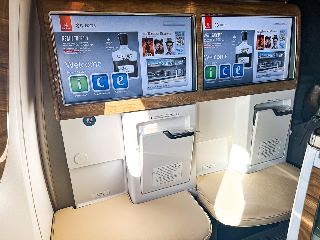 Review: Emirates B777 Business Class | Nice - Dubai - Emirates B777 Classe Affaires-14