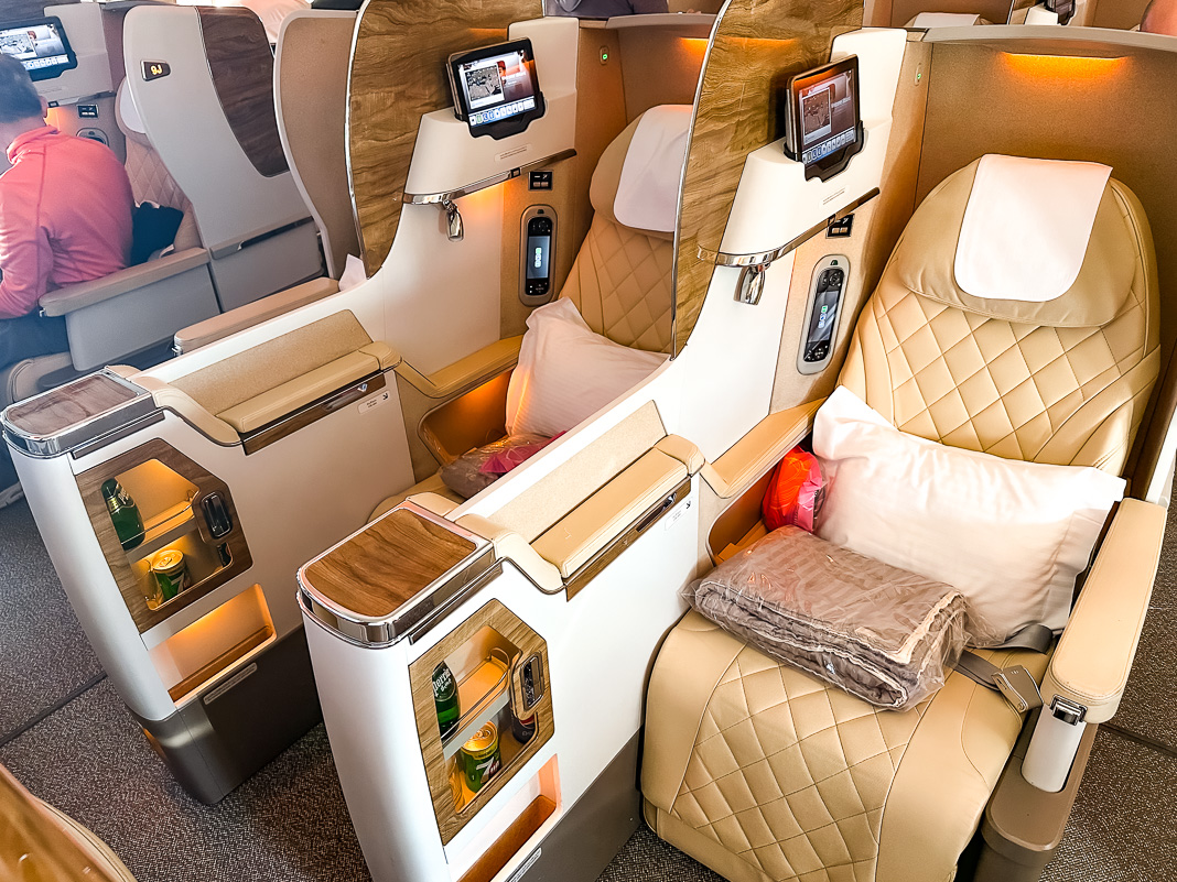Review: Emirates B777 Business Class | Nice - Dubai - Emirates B777 Classe Affaires-20