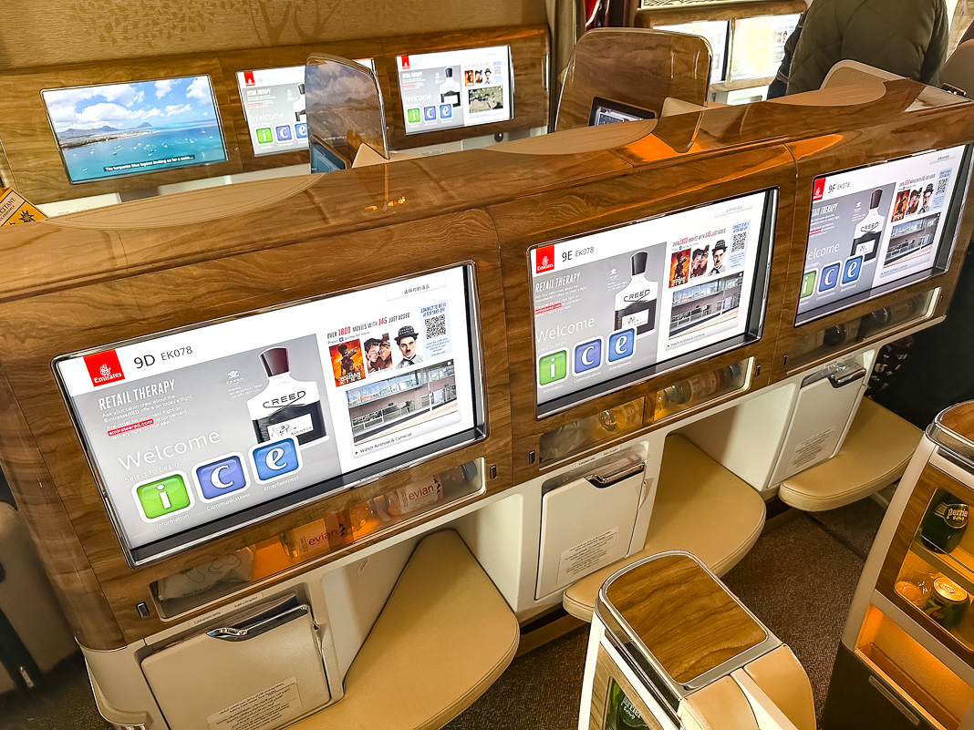 Review: Emirates B777 Business Class | Nice - Dubai - Emirates B777 Classe Affaires-21