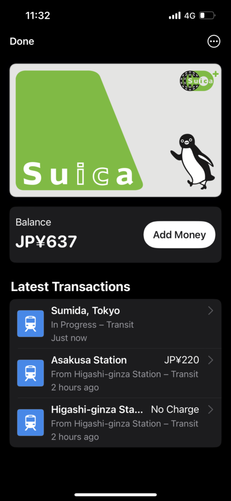Tokyo suica card 8958