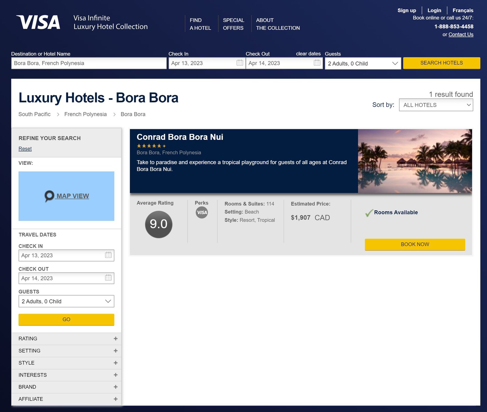 Comparing the Best Luxury Travel Booking Platforms - Visa lhc borabora
