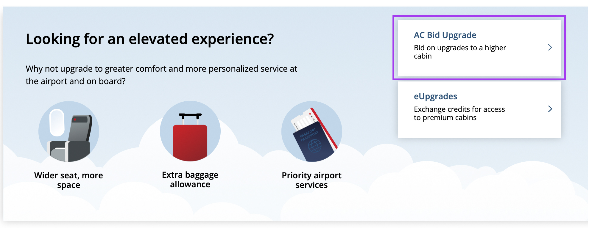 Guide ultime des mises pour surclassements avec Air Canada - AC Bid Upgrade En 1