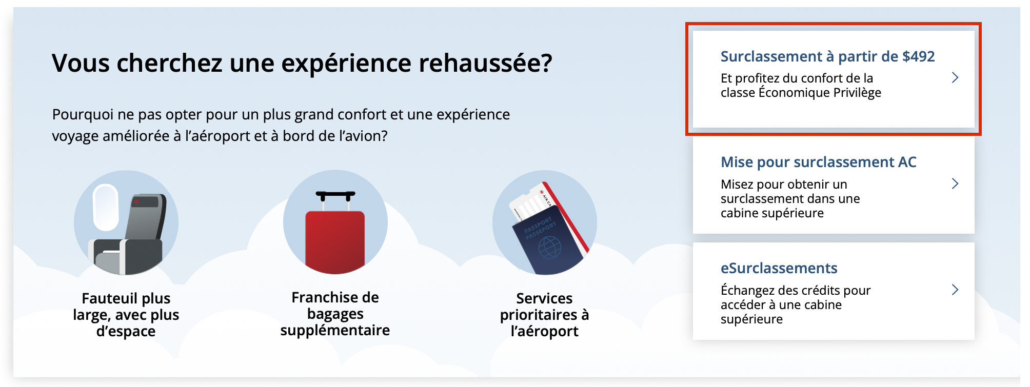 Guide ultime des mises pour surclassements avec Air Canada - AC Bid Upgrade En 2