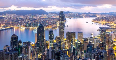Hong kong city view