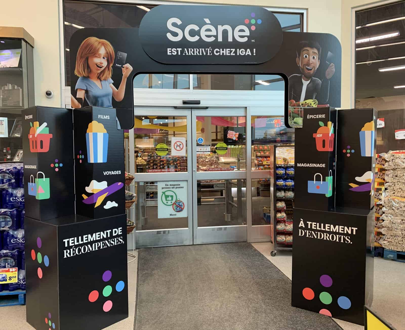 Scène+ remplace AIR MILES dans les épiceries IGA, Sobeys, Safeway et plus&nbsp;! - Iga entree epicerie