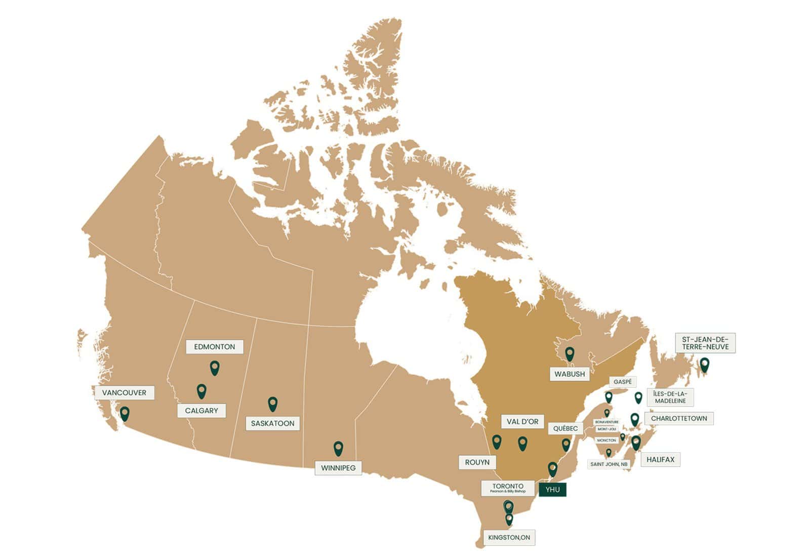 Saint-Hubert Airport (YHU) becomes MET - Montreal Metropolitan Airport - Map-YHU
