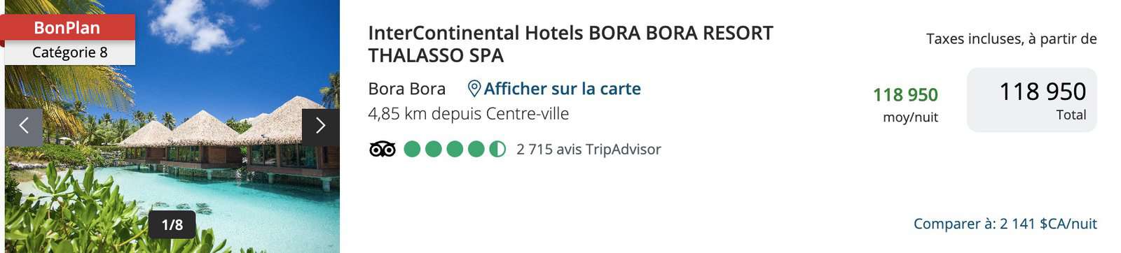 Avis&nbsp;: Intercontinental Bora Bora Resort & Thalasso Spa - Intercontinental hotels bora bora resort bonplan