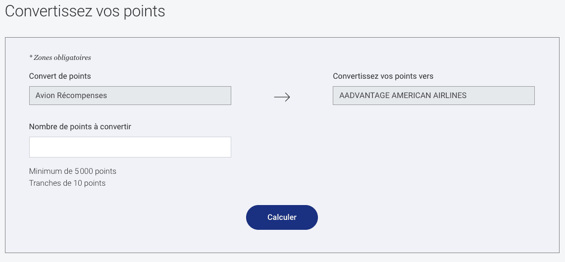 Tutoriel RBC&nbsp;: Comment transférer des points RBC Avion vers d’autres programmes aériens - Aadvantage american airlines