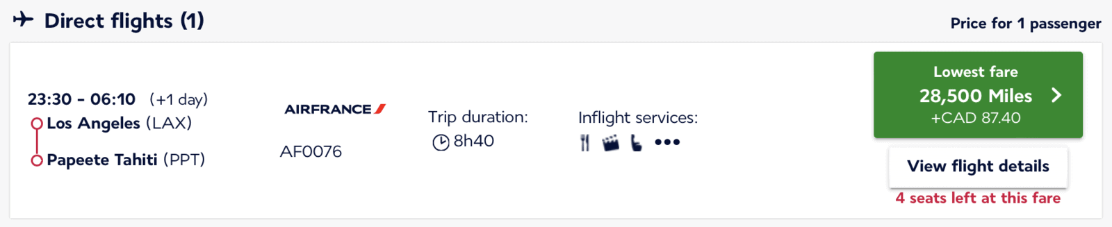 What to do with 60,000 Flying Blue Miles - Lax ppt en