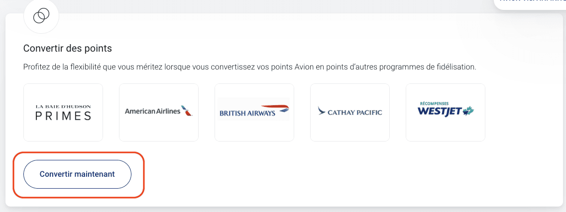 Tutoriel RBC&nbsp;: Comment transférer des points RBC Avion vers d’autres programmes aériens - Partenaires rbc transfert avion
