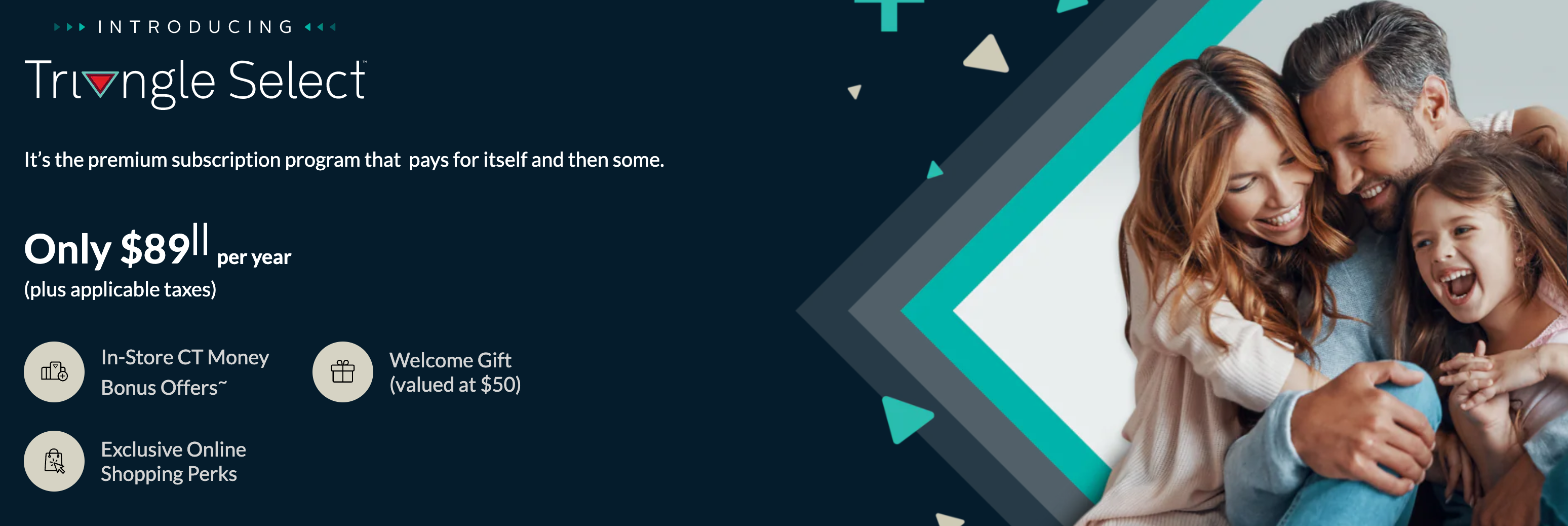 Triangle Rewards launches the Triangle Select subscription program - Triangle Sélect 1