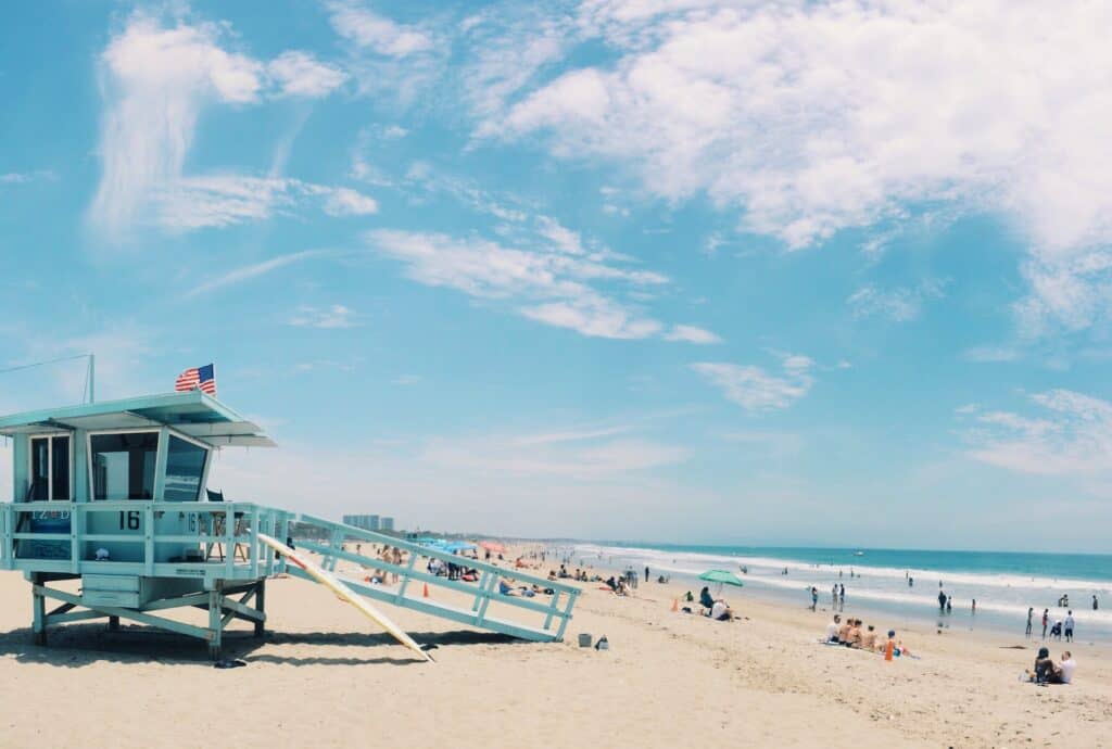 Une plage américaine – Pixabay