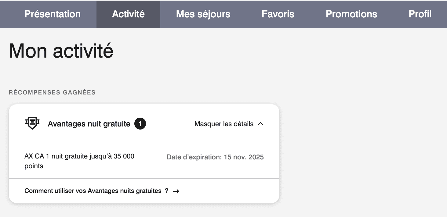 Guide&nbsp;: comment utiliser le certificat d’une nuit gratuite Marriott Bonvoy - marriott bonvoy certificat2 fr