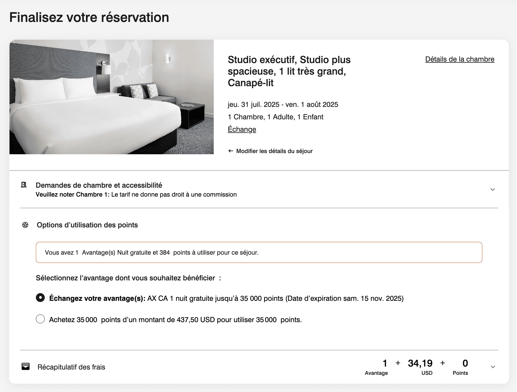 Guide&nbsp;: comment utiliser le certificat d’une nuit gratuite Marriott Bonvoy - marriott bonvoy certificat3 fr
