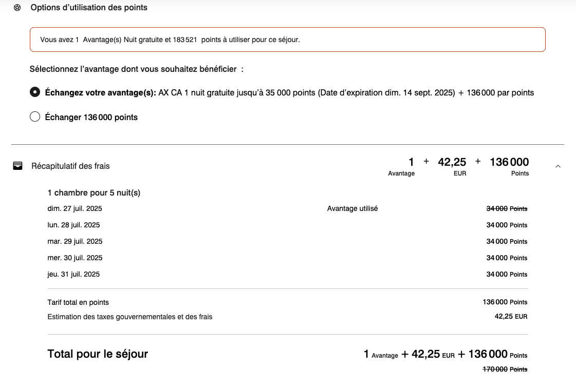 Guide&nbsp;: comment utiliser le certificat d’une nuit gratuite Marriott Bonvoy - marriott bonvoy certificat4 fr