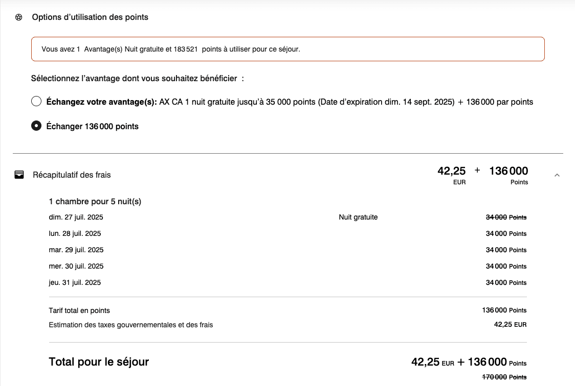 Guide&nbsp;: comment utiliser le certificat d’une nuit gratuite Marriott Bonvoy - marriott bonvoy certificat5 fr
