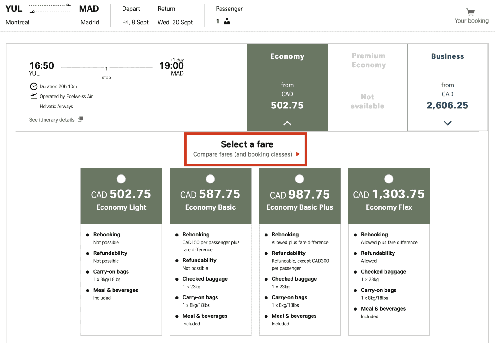 How to calculate and earn Aeroplan points on flights? Milesopedia