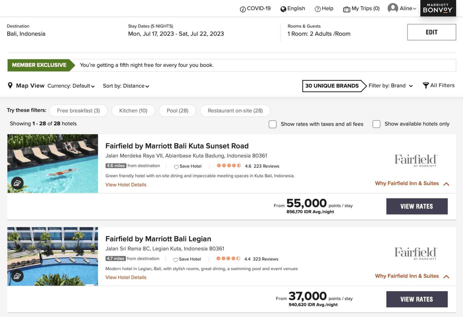 Marriott Bonvoy: How to Book Free Nights with Marriott Bonvoy Points? - Marriott Bonvoy Free nights with points 2