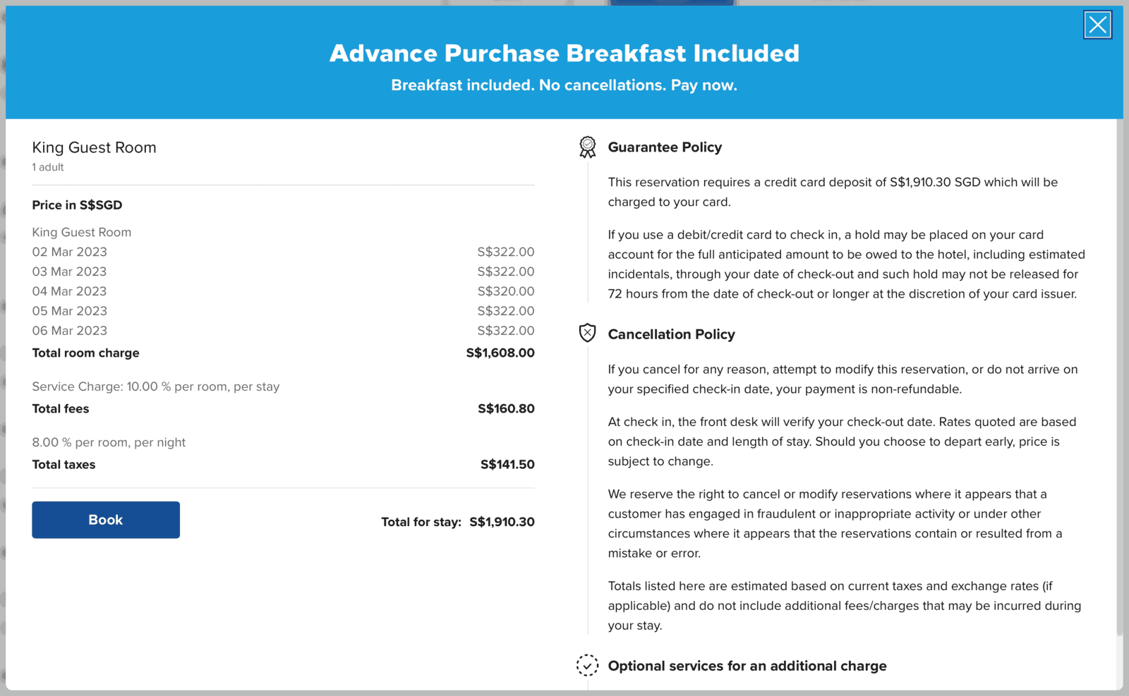 Témoignage : Mon voyage presque gratuit en Asie - Prix réel Hilton Garden Inn Singapore Serangoon breakfast