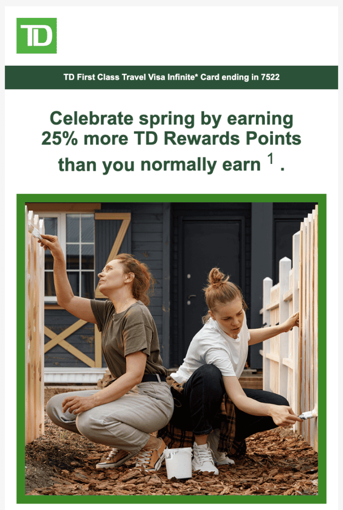 TD Moving and Furnishing Expenses Promo