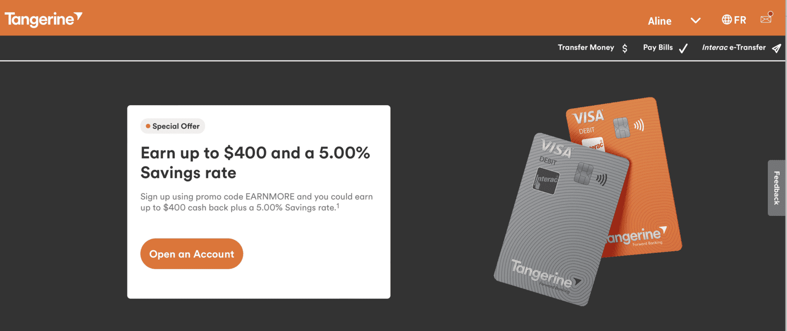 Utiliser judicieusement les avances de fonds des cartes de crédit - Tangerine Savings Acc New