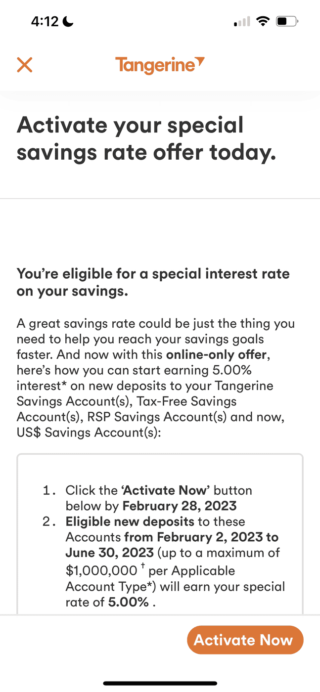 Utiliser judicieusement les avances de fonds des cartes de crédit - Tangerine Savings Acc